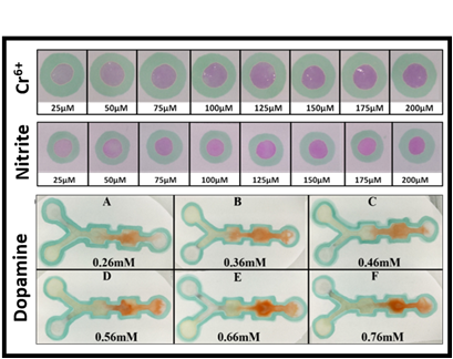 sensing of the contaminants